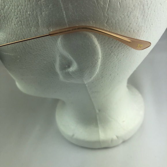 Joe’s Jeans Rose Gold Mirrored Aviator Sunglasses rose...
